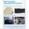 imageBOSTANTEN Stretch Belts for Men Braided Woven Belts Men 1 38quot Gift for Golf Pants Casual Shorts Jeans002khaki