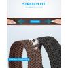 imageBOSTANTEN Stretch Belts for Men Braided Woven Belts Men 1 38quot Gift for Golf Pants Casual Shorts Jeans003coffee