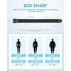 imageBOSTANTEN Stretch Belts for Men Braided Woven Belts Men 1 38quot Gift for Golf Pants Casual Shorts Jeans007black