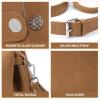 imageBOSTANTEN Suede Purse for Women Top Handle Satchel Large Tote Crossbody Handbags with Adjustable Strap and MagneticBrown