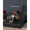 imageBOSTANTEN Mens Belt Leather Ratchet 1 38 Belt For Men Gift Dress and Casual with Adjustable Buckle Trim to Fit001vintage Brown