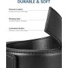 imageBOSTANTEN Mens Belt Leather Ratchet 1 38 Belt For Men Gift Dress and Casual with Adjustable Buckle Trim to Fit004matte Black  Smooth