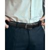 imageBOSTANTEN Mens Belt Leather Ratchet 1 38 Belt For Men Gift Dress and Casual with Adjustable Buckle Trim to Fit006black