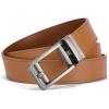 imageBOSTANTEN Mens Belt Leather Ratchet 1 38 Belt For Men Gift Dress and Casual with Adjustable Buckle Trim to Fit007light Brown