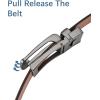 imageBOSTANTEN Mens Belt Leather Ratchet 1 38 Belt For Men Gift Dress and Casual with Adjustable Buckle Trim to Fit009dark Brown