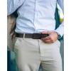 imageBOSTANTEN Mens Belt Leather Ratchet 1 38 Belt For Men Gift Dress and Casual with Adjustable Buckle Trim to Fit010all Black