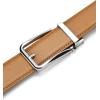 imageBOSTANTEN Mens Belt Leather Ratchet 1 38 Belt For Men Gift Dress and Casual with Adjustable Buckle Trim to Fit012silverbrown