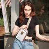 imageBOSTANTEN Sling Bag for Women Crossbody Bag Vegan Leather Cross Body Purse Large Fanny Pack Travel PurseBeige