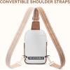 imageBOSTANTEN Sling Bag for Women Crossbody Bag Vegan Leather Cross Body Purse Large Fanny Pack Travel PurseBeige