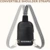 imageBOSTANTEN Sling Bag for Women Crossbody Bag Vegan Leather Cross Body Purse Large Fanny Pack Travel PurseBlack