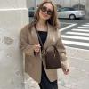 imageBOSTANTEN Small Bucket Bag for Women Trendy Vegan Leather Crossbody Bags Shoulder Purses Designer Ladies HandbagsCoffee