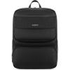 imageBOSTANTEN Leather Backpack for Women 156 inch Laptop Backpack Purse Casual Business Travel Computer Shoulder Bags with Trolley Sleeve BrownBlack