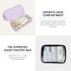 imageBOSTANTEN Large Duffle Bag for Travel ampamp Gym  Womens Weekender with Shoe Compartment ampamp Trolley Sleeve  Waterproof Mummy Hospital BagZPurple