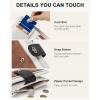 imageBOSTANTEN Small Wallet for Women Leather RFID Blocking Card Holder Bifold Compact Wallets With Zipper Coin Pocket BlackBrownBrownBeigeBlack