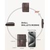 imageBOSTANTEN Small Wallet for Women Leather RFID Blocking Card Holder Bifold Compact Wallets With Zipper Coin Pocket BlackBrownCoffee