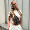 imageBOSTANTEN 7L Sling Bag For Women CrossBody Bags Large Cross Body Purse Vegan Leather Sling Backpack for Travel EssentialsBlack
