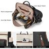 imageBOSTANTEN Backpack Purse for Women Fashion Designer Travel Backpack Leather Convertible Shoulder Bags Casual Daypack Brown0beigeblackbrown