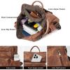 imageBOSTANTEN Backpack Purse for Women Fashion Designer Travel Backpack Leather Convertible Shoulder Bags Casual Daypack Brown1abrown
