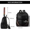 imageBOSTANTEN Backpack Purse for Women Fashion Designer Travel Backpack Leather Convertible Shoulder Bags Casual Daypack Brown2black