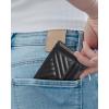 imageBOSTANTEN Card Holder Wallet RFID Slim Wallet for Women Trifold Small Wallets Woman with Zipper Coin Pocket ampamp Keychain Wristlet BeigeBlack