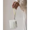 imageBOSTANTEN Card Holder Wallet RFID Slim Wallet for Women Trifold Small Wallets Woman with Zipper Coin Pocket ampamp Keychain Wristlet BeigeWhite
