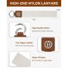 imageBOSTANTEN Card Holder Wallet RFID Slim Wallet for Women Trifold Small Wallets Woman with Zipper Coin Pocket ampamp Keychain Wristlet BeigeYBrownBeige