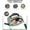 imageBOSTANTEN Checkered Bum Bag Crossbody Belt Bag for Women Cross Body Purse Fanny Waist Pack with Adjustable StrapMojito