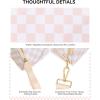 imageBOSTANTEN Checkered Bum Bag Crossbody Belt Bag for Women Cross Body Purse Fanny Waist Pack with Adjustable StrapPeach Whisper