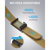 imageBOSTANTEN Ratchet Web Belt Men Nylon Golf Adjustable Work Mens Belt with Casual Pants004black  Yellow