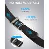 imageBOSTANTEN Ratchet Web Belt Men Nylon Golf Adjustable Work Mens Belt with Casual Pants010hollow Gunblack