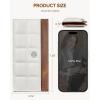 imageBOSTANTEN Slim Women Wallet Leather RFID Credit Card Holder Bifold Ladies Wallets with Zipper Coin Pocket Beige and BrownSBeige and Brown