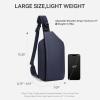imageBOSTANTEN Sling Bag for Women Crossbody Bag Travel Cross Body Purse Large Fanny Waist Pack WaterResistantBlue