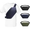 imageBOSTANTEN Sling Bag for Women Crossbody Bag Travel Cross Body Purse Large Fanny Waist Pack WaterResistantBlue