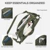 imageBOSTANTEN Sling Bag for Women Crossbody Bag Travel Cross Body Purse Large Fanny Waist Pack WaterResistantGreen