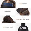 imageBOSTANTEN Small Sling Bag Crossbody Bags for Women Trendy Crossbody Purse Leather Chest BagAblacksmall