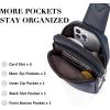 imageBOSTANTEN Small Sling Bag Crossbody Bags for Women Trendy Crossbody Purse Leather Chest BagAblue