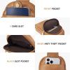 imageBOSTANTEN Small Sling Bag Crossbody Bags for Women Trendy Crossbody Purse Leather Chest BagAcamel Brownsmall