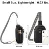 imageBOSTANTEN Small Sling Bag Crossbody Bags for Women Trendy Crossbody Purse Leather Chest BagAdeep Blacksmall