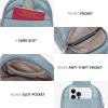 imageBOSTANTEN Small Sling Bag Crossbody Bags for Women Trendy Crossbody Purse Leather Chest BagAdenim Bluesmall