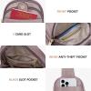 imageBOSTANTEN Small Sling Bag Crossbody Bags for Women Trendy Crossbody Purse Leather Chest BagAlight Purplesmall