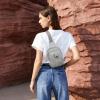 imageBOSTANTEN Small Sling Bag Crossbody Bags for Women Trendy Crossbody Purse Leather Chest BagAtwilight Greysmall