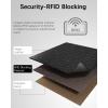 imageBOSTANTEN Womens Leather Wallets RFID Blocking Large Capacity Trifold Card Holder Ladies Phone Clutch BrownBBlackBrownoil wax
