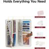 imageBOSTANTEN Womens Leather Wallets RFID Blocking Large Capacity Trifold Card Holder Ladies Phone Clutch BrownBBrownBeigeoil wax