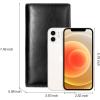 imageBOSTANTEN Womens Leather Wallets RFID Blocking Large Capacity Trifold Card Holder Ladies Phone Clutch BrownDBlack
