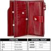 imageBOSTANTEN Womens Leather Wallets RFID Blocking Large Capacity Trifold Card Holder Ladies Phone Clutch BrownDWine Red