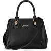imageBOSTANTEN Leather Handbags for Women Designer Satchel Purses Top Handle Tote Work Shoulder BagsA3black