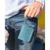 imageBOSTANTEN Credit Card Holder Wallet RFID Double Zipper Small Wallet for Women Leather Keychain Wallet with Tassel BlueTasselBlue