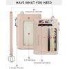 imageBOSTANTEN Small Wallet For Women RFID Leather Credit Card Holder Slim Wristlet Keychain Wallet With Zipper Pocket Light GreenPink