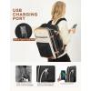 imageBOSTANTEN Travel Backpack For Women TSA Carry On Backpack for Airplanes Personal Item Backpack Fits 156 Inch Laptop with USBTypeC Charging Port Weekender Overnight Daypack with 2 Packing CubesBeigeblackbrown3pcs