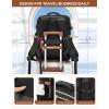 imageBOSTANTEN Travel Backpack For Women TSA Carry On Backpack for Airplanes Personal Item Backpack Fits 156 Inch Laptop with USBTypeC Charging Port Weekender Overnight Daypack with 2 Packing CubesBlackbrown3pcs